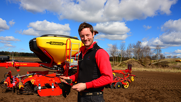 Simon Wancke, Operational Manager Jussö Organic Farm