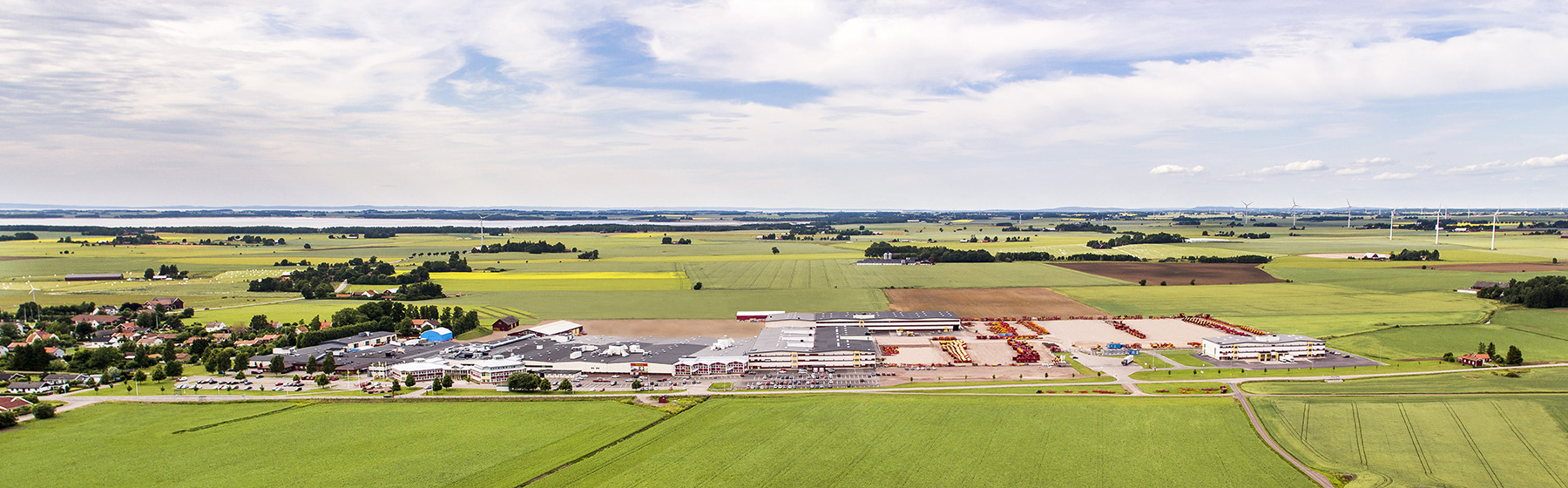 Väderstad factory from the sky